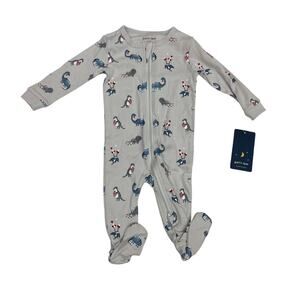 NWT Petit Lem 6M Organic Dino Hearts Sleeper